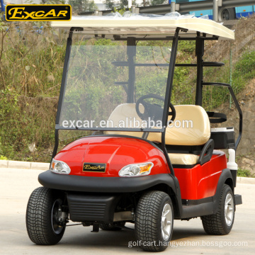 2017 EXCAR New Design 2 Seats electric golf cart With mini Ice Box